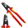 Nożyce do kabli izolowane VDE ze stopniowanymi krawędziami tnącymi do kabli Knipex StepCut XL 95 18 225
